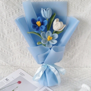 Blue Serenity Tulip Bouquet