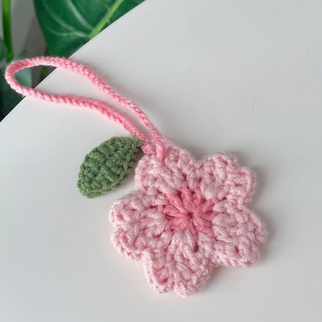 Sakura Glow Bag Charm