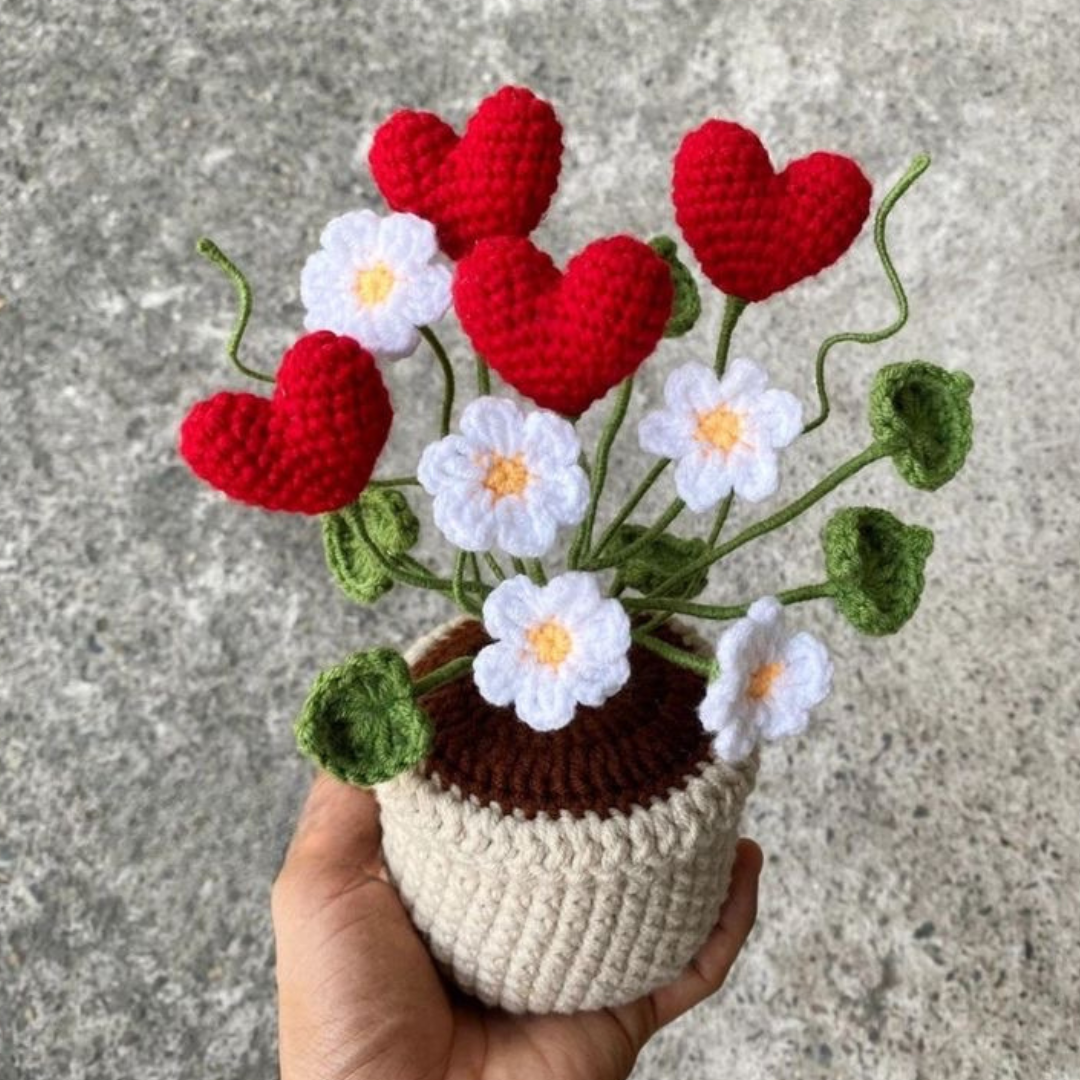 Blooming with love pot