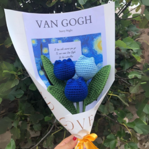 Starry Night tulip bouquet