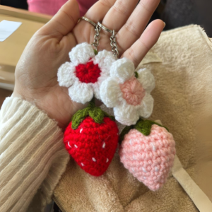 Berry on top Keychain