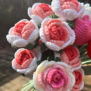 Ombre Rose - Forever Crochet Flower