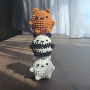 Bear With Me – We Bare Bears Keychain Trio