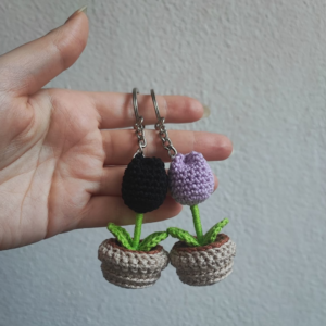 Pocket Tulips – Mini Pot Keychain