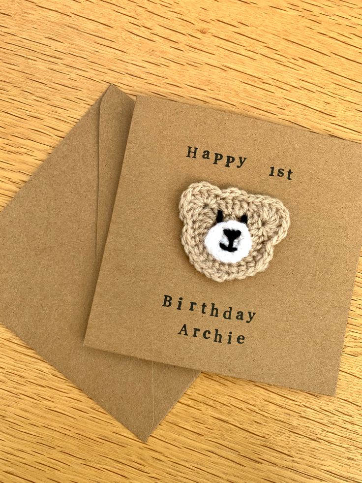 Mini Crochet Greeting Card - Image 4