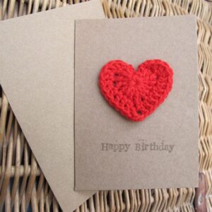 Mini Crochet Greeting Card