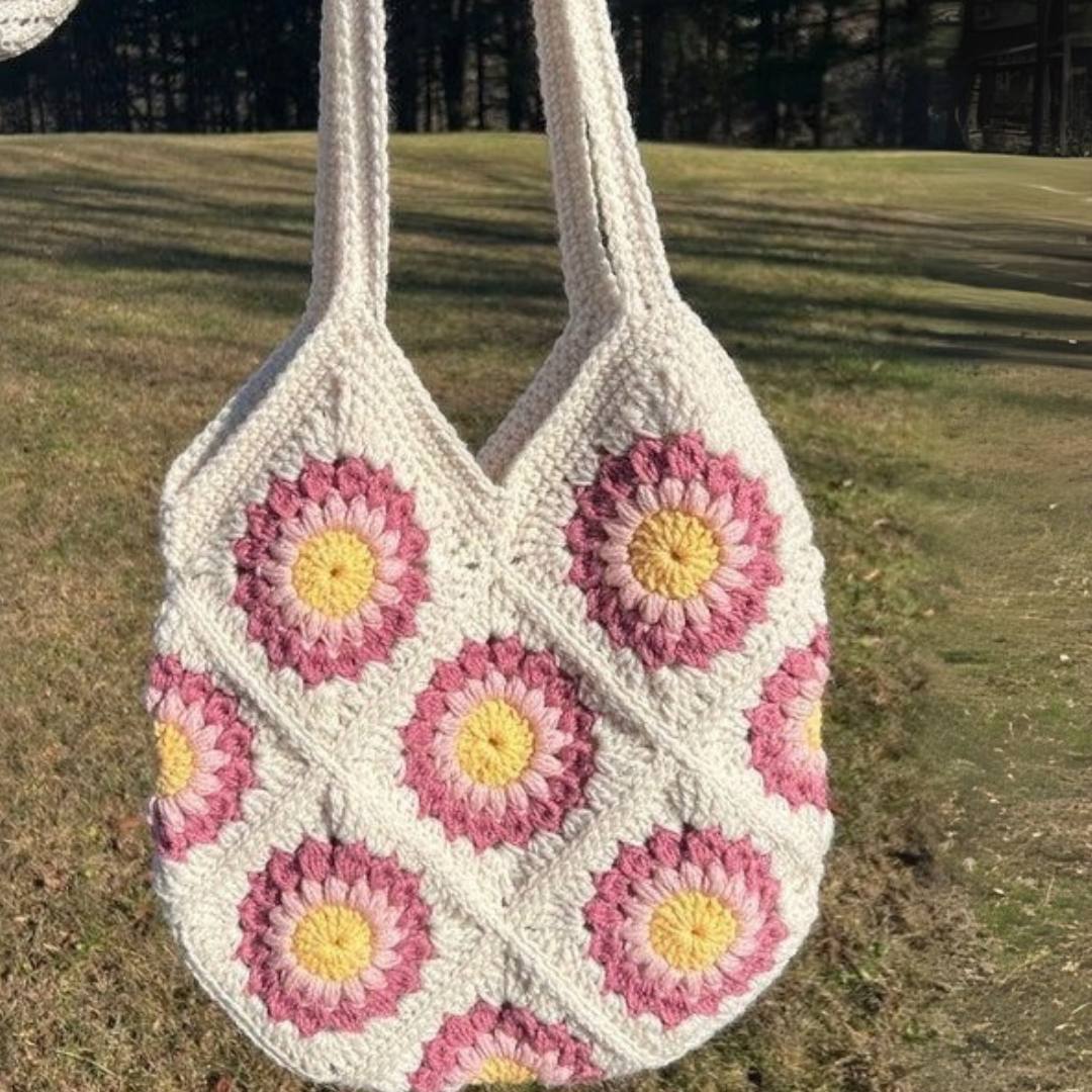 Petalpop – Crochet Tote Bag
