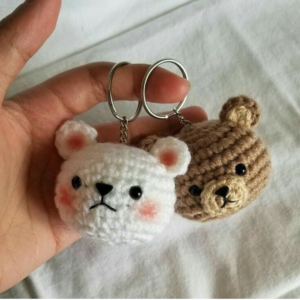Bear Hugs – Teddy Face Keychains