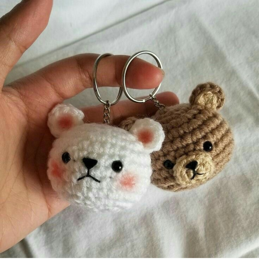 Bear Hugs – Teddy Face Keychains