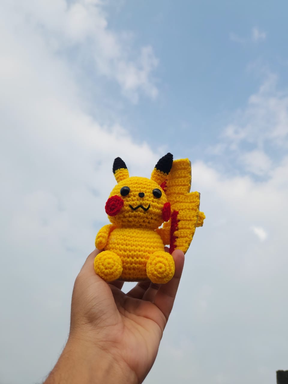 Pikachu Crochet Desk Buddy - Image 2