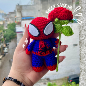 Pookie Spidey - Crochet Desk Buddy