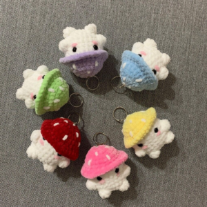Shroomies – Crochet Plushie Keychains