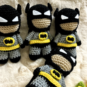 Mini Batman - Crochet Keychain