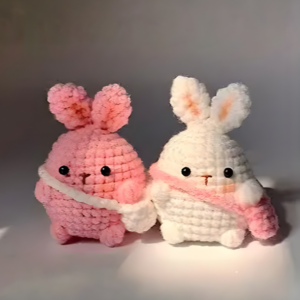 BFF Bunnies – Crochet Keychains