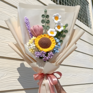 Daydreamer – Crochet mixed flower Bouquet