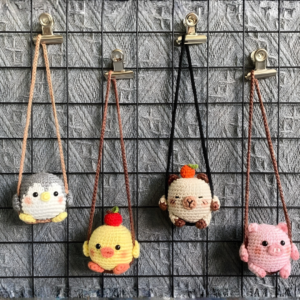 Swing Buddies – Crochet Car Mirror Hangers