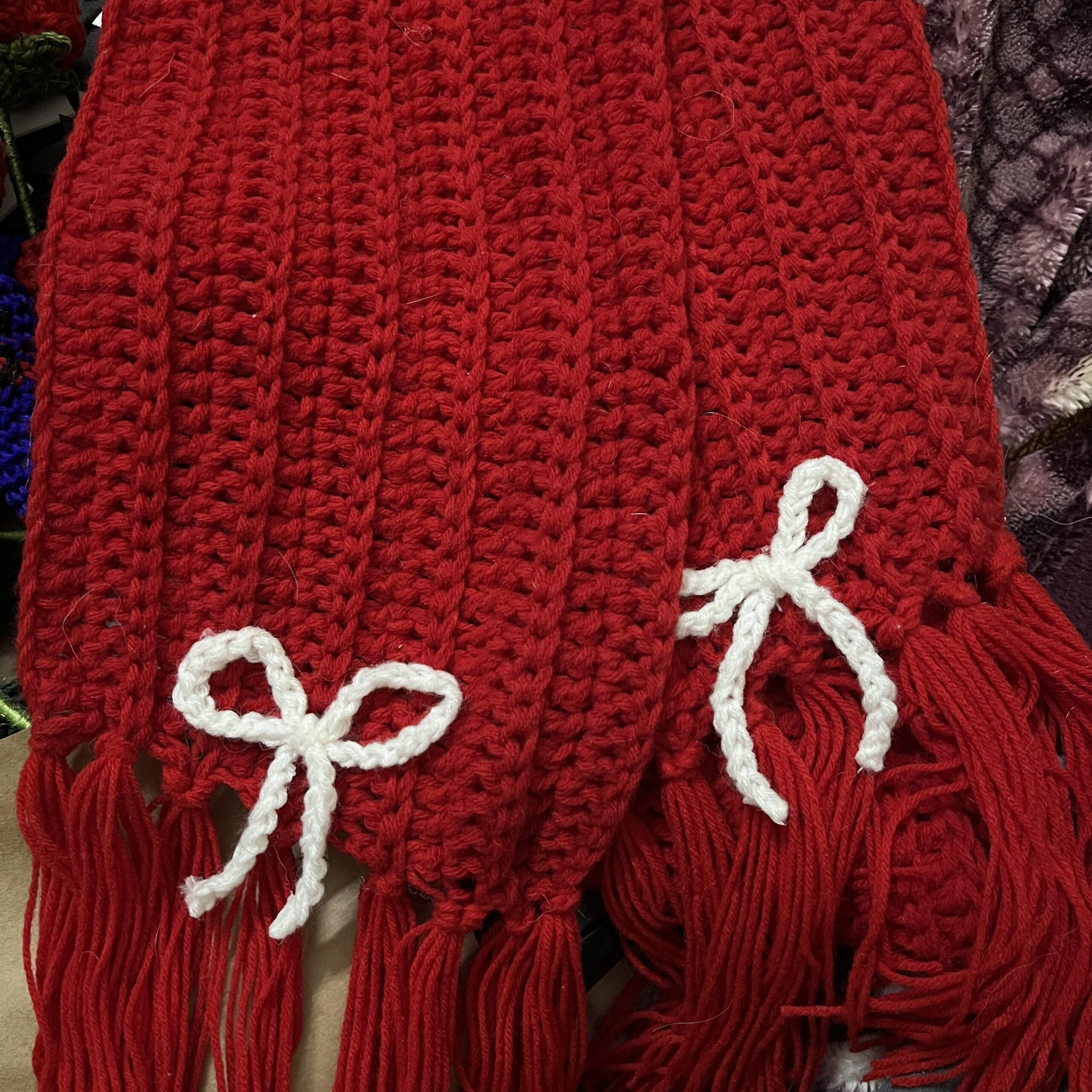 Mikasa inspired crochet scarf - Image 2
