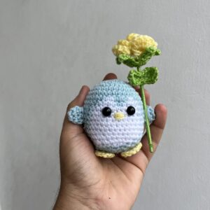 Pingu - crochet desk buddy